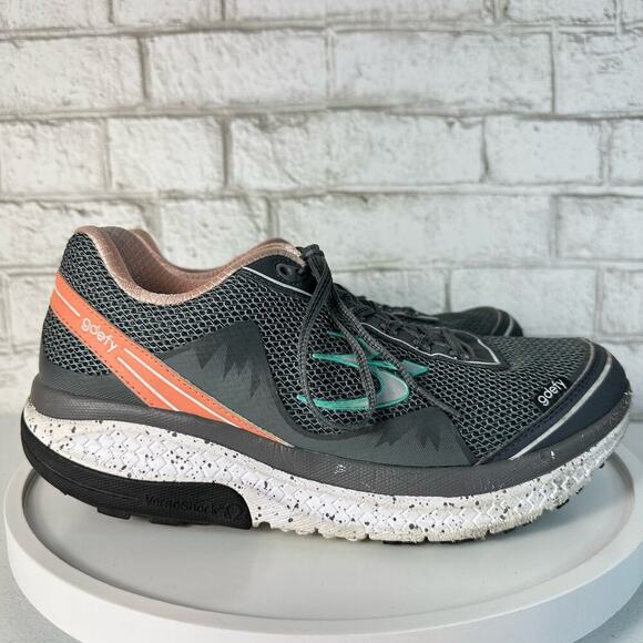 Gravity Defyer GDefy Gray Sneakers Mighty Walk Orthopedic Athletic Shoes 10 - Picture 2 of 11